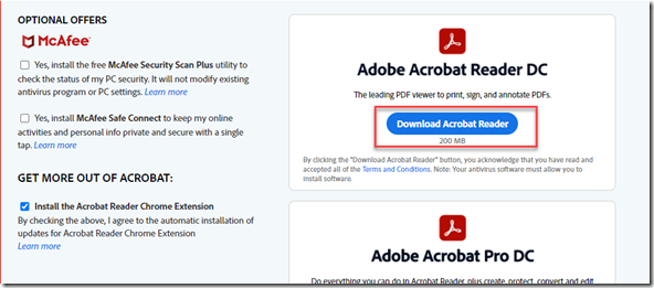 how do i get adobe reader safe free download