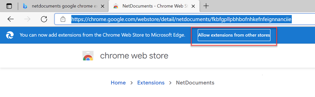 How to Install the NetDocuments Extension in Microsoft Edge - Optiable