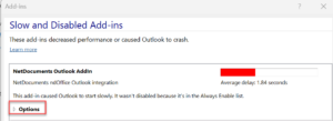 Netdocs Outlook Add In My NetDocuments Plugins in Word/Excel/Outlook Have Disappeared | Optiable